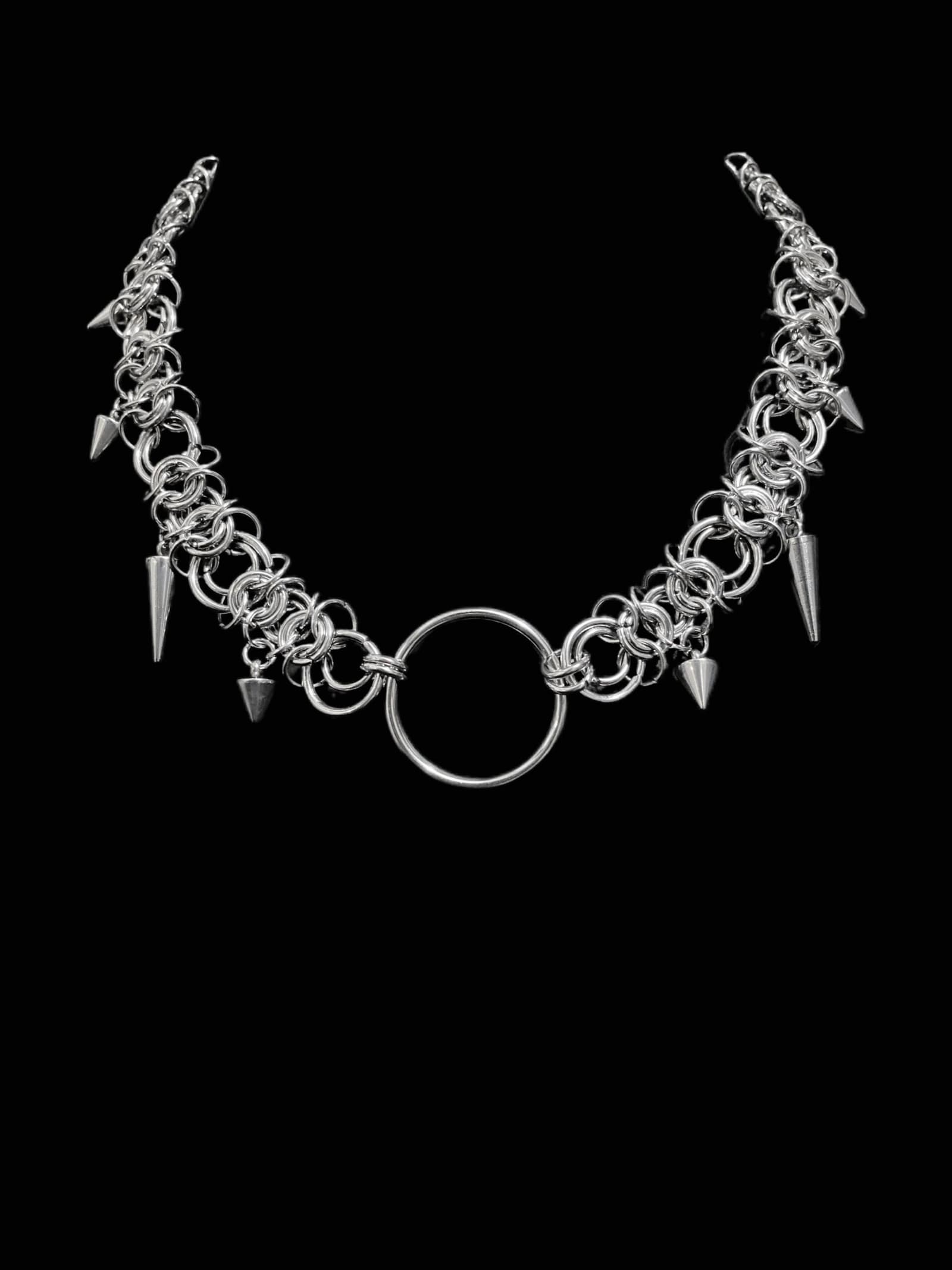 OATH Spike O-Ring Chain Choker