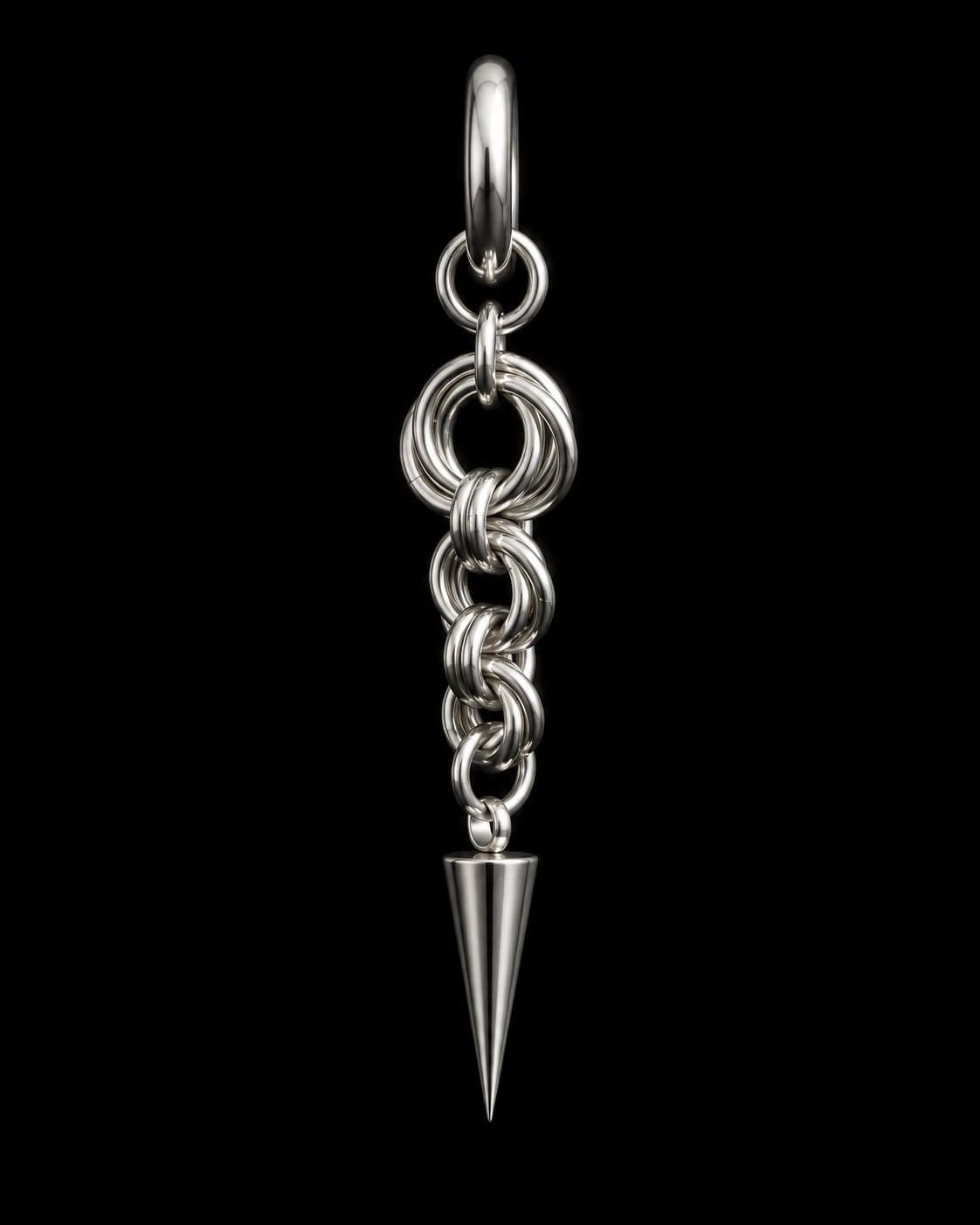 Tornado Spike Drop Earring
