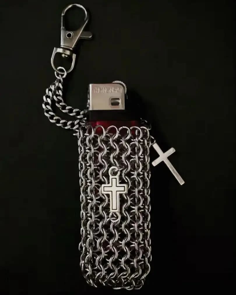 Crusader Chainmail Lighter Case – Gothic Armour