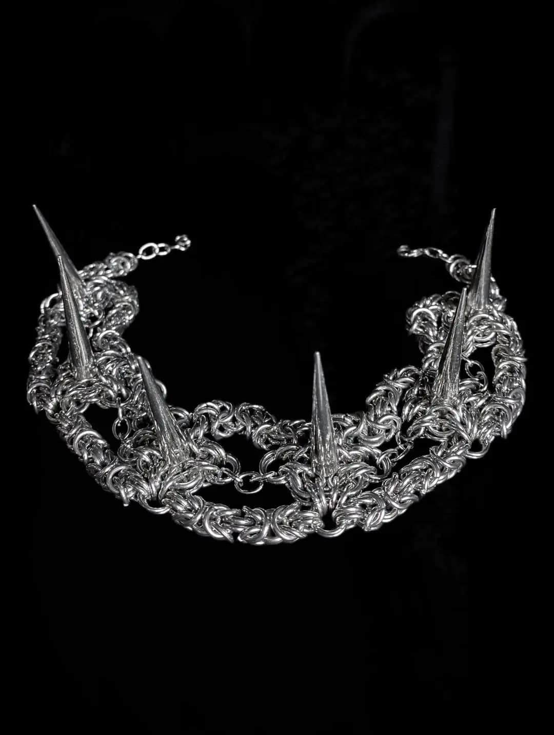 Apex Spike Chainmail Choker