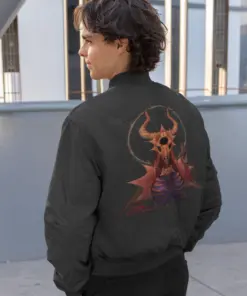 Alternative view of Ghost-Mother Bomber Jacket Special Collection