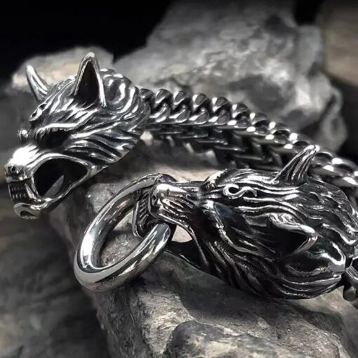 Nordic Wolf Duo Bracelet - Image 5