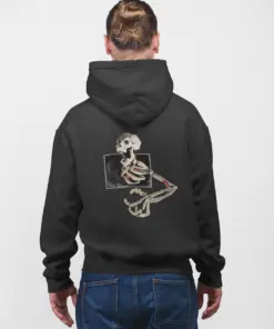 Alternative view of Scared Skulls Zipped Hoodie Special Collection