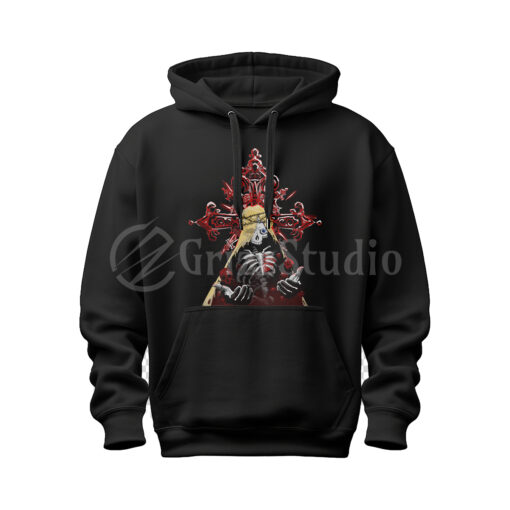 Embroidered Cross and Heart Hoodie Special Collection