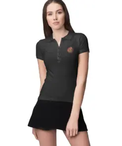 Embroidered Cross and Heart Polo T-Shirt Special Collection