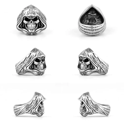 Grim Reaper Skull Ring - Image 5