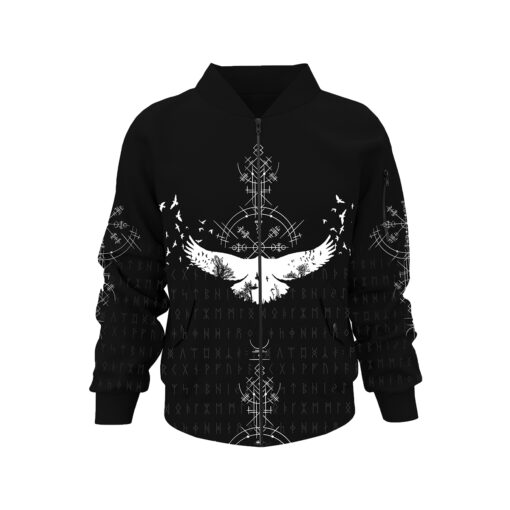 Munin Streetwear Bomber Jacket - Image 2