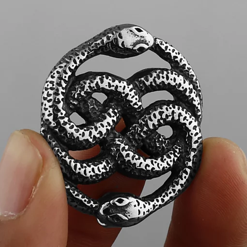 Ouroboros Snake Necklace - Image 4