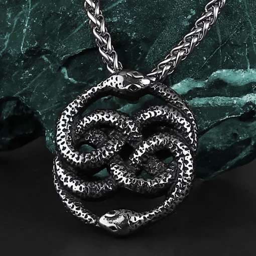 Ouroboros Snake Necklace - Image 2