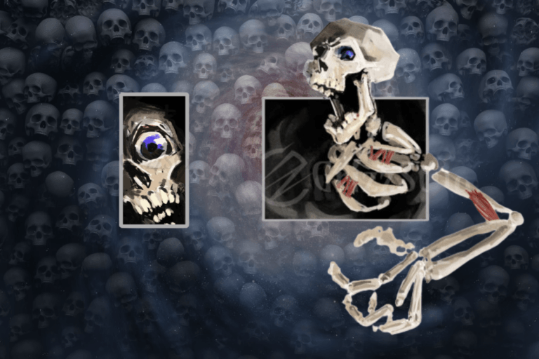 The "Scared Skulls Special Collection" T-shirt: A Detailed Exploration of Its Haunting Imagery
