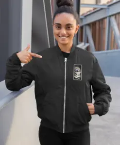 Alternative view of Scared Skulls Bomber Jacket Special Collection