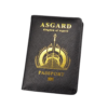 Asgard Kingdom Passport Cover - Black, Premium