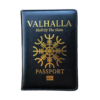 Valhalla Hall of The Slain Passport Cover - Black