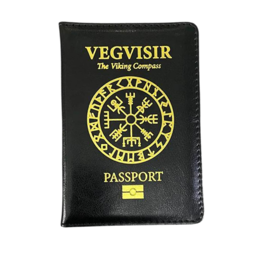 Vegvisir The Viking Compass Passport Cover