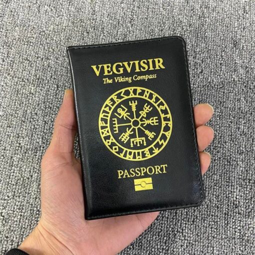 Vegvisir The Viking Compass Passport Cover - Image 3