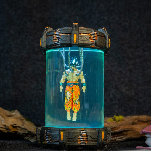 Saiyan Goku Dragon Ball Capsule Glow Lamp - Image 9