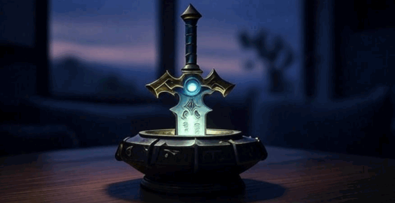 The Legend of Zelda Master Sword Lamp – A Mythical Light for True Fans