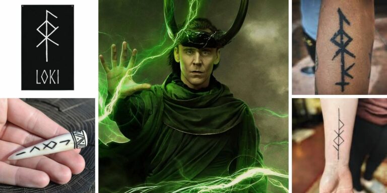 Loki Symbol & Meaning: The Snake, The Runes & Tattoo Ideas