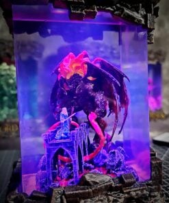 Alternative view of Balrog vs Gandalf - The Lord of the Rings Lamp