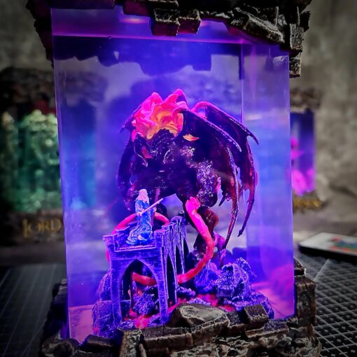Balrog vs Gandalf - The Lord of the Rings Lamp - Image 2