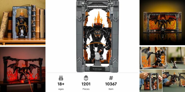 LEGO Lord of the Rings Balrog Book Nook Review