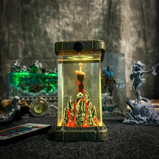 Maliketh's Black Blade Elden Ring Lamp