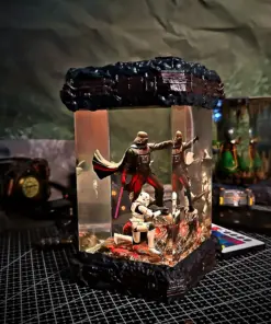 Alternative view of Darth Vader and Stormtrooper - Star Wars Lamp