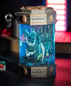 Alternative view of The Absolute Radiance & the Pure Vessel Hollow Knight Lamp