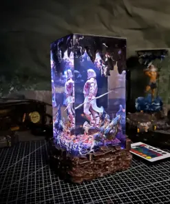Alternative view of Zeus Lamp - Greek Mythology