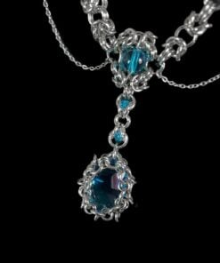Alternative view of Aqua Sovereign Elven Chain Necklace