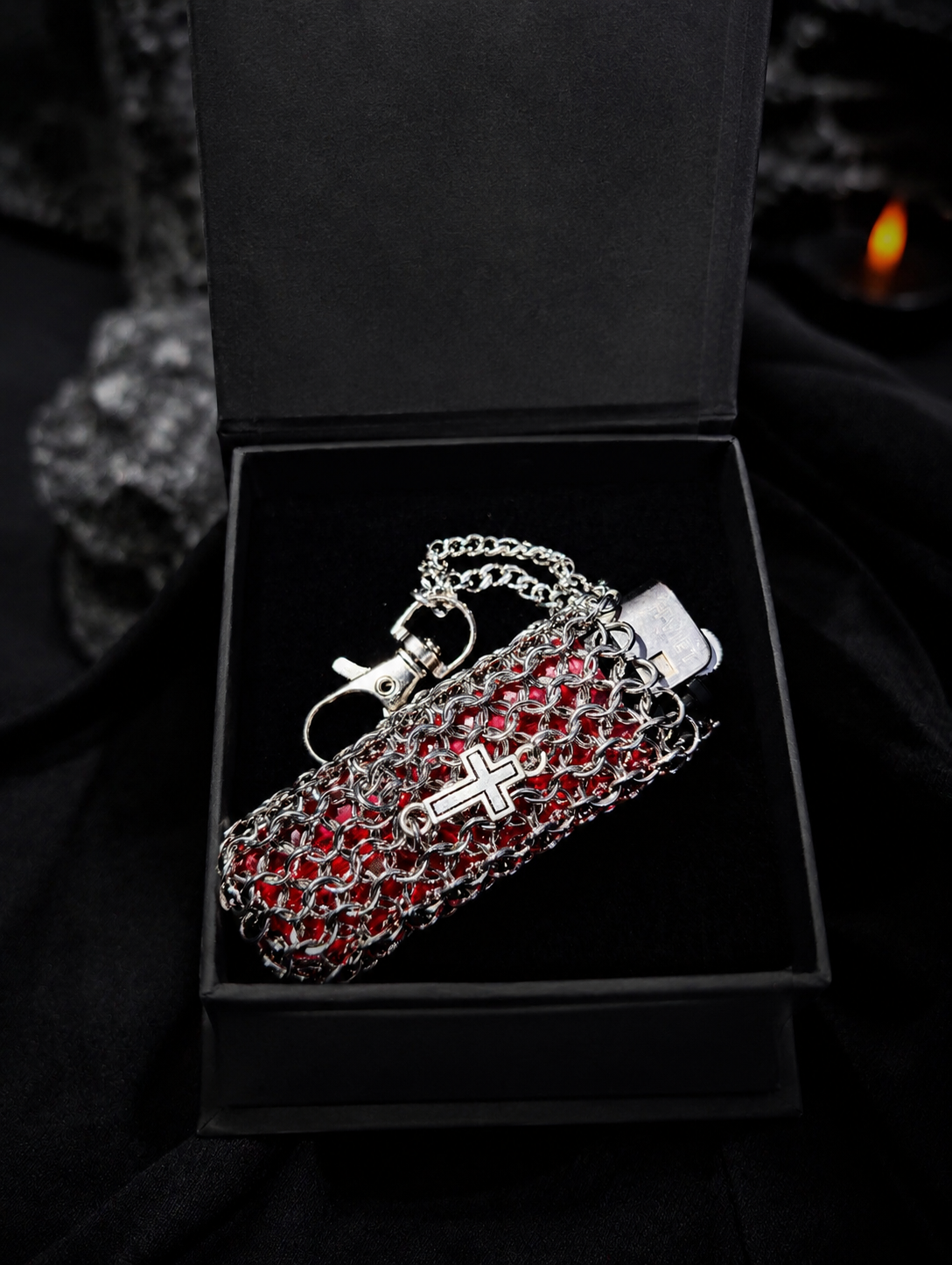 Crusader Chainmail Lighter Case - Gothic Armour - Image 2