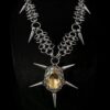 Gothic Solar Spike Chainmail Pendant