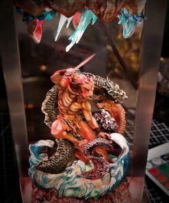 Alternative view of Hercules Lamp - Greek Mythology