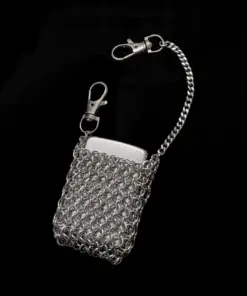 Handcrafted Chainmail Case for Standard Flip-Top Lighters