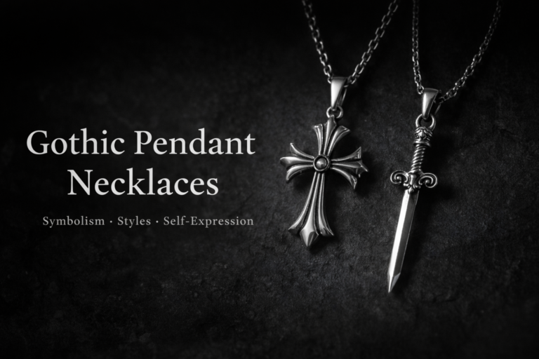 Gothic Pendant Necklace – Dark Symbols, Meaning & Handmade Craftsmanship