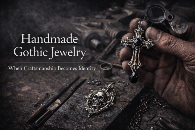 Handmade Gothic Jewelry – When Craftsmanship Becomes Identity