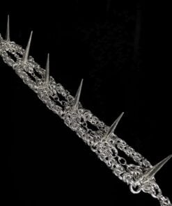 Alternative view of Apex Spike Chainmail Choker