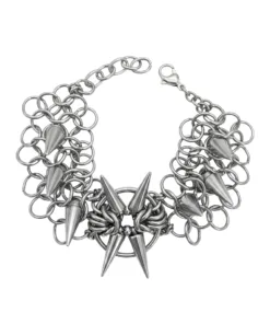 Astra Spiked Chainmail Bracelet