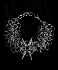 Astra Spiked Chainmail Bracelet