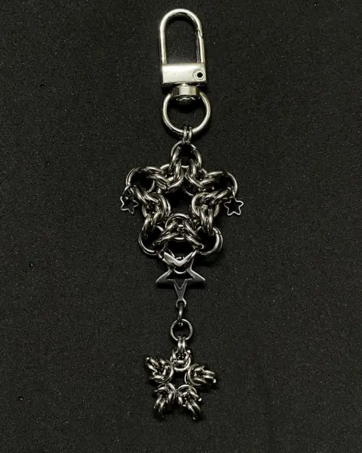 Astral Knot Chainmail Keychain