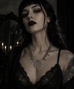 Alternative view of Axiom Sigil Chainmail Necklace