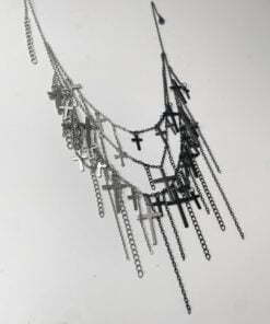 Alternative view of Eclipse Dualtone Chain Necklace