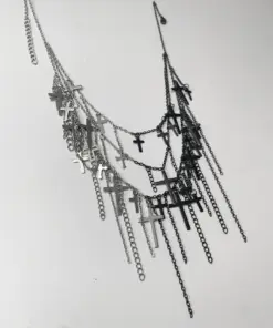 Alternative view of Eclipse Dualtone Chain Necklace