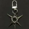 Gothic Chainmail Spiked Keychain