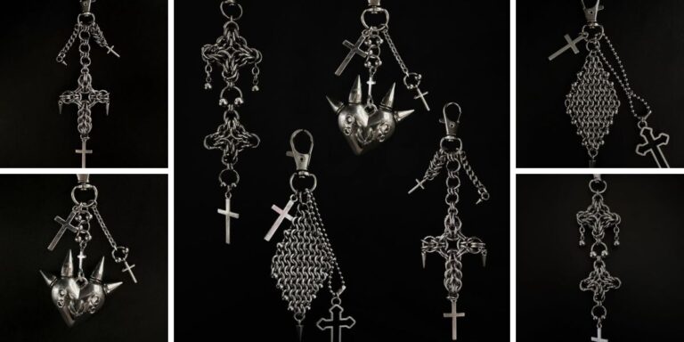 Introducing the New Gothic Chainmail Keychain Collection - Handmade Relics of Love, Loyalty, and Dark Devotion