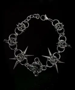 Aether Spike Orb Chainmail Bracelet