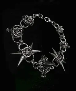 Aether Spike Orb Chainmail Bracelet - Image 5