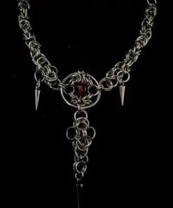 Alternative view of Bloodcore Sovereign Chainmaille Necklace