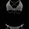 Hand-Linked Gothic Chainmail Bodywear Set - Made-to-Measure Armour Lingerie