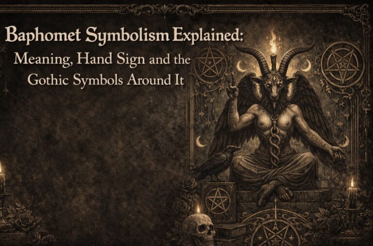 Baphomet Symbolism Explained: Meaning, Hand Sign and the Gothic Symbols Around It
